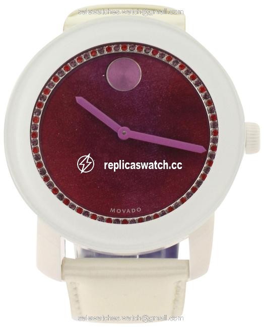 Movado White Bold Watercolor Dial Watch Movado White Bold Watercolor Dial Watch