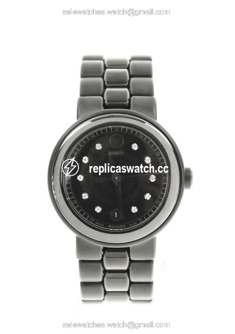 Movado Black Cerena Watch Movado Black Cerena Watch