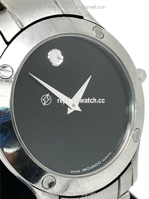 Movado Stainless Steel Unisex Museum Black Dial Swiss 84-g1-885 Watch Movado Stainless Steel Unisex Museum Black Dial Swiss 84-g1-885 Watch