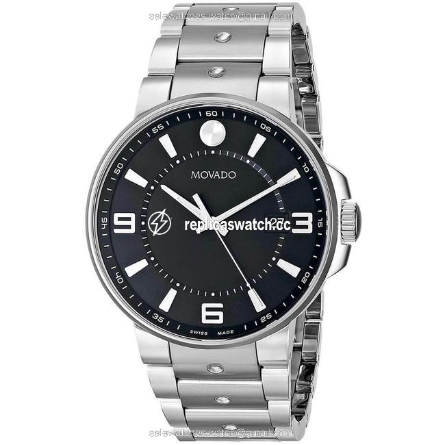 Movado Silver 0606761 Mens Se. Pilot Quartz Watch Movado Silver 0606761 Mens Se. Pilot Quartz Watch