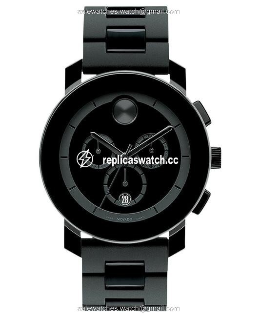 Movado Black 3600048 Mens Bold Chronograph Watch Movado Black 3600048 Mens Bold Chronograph Watch
