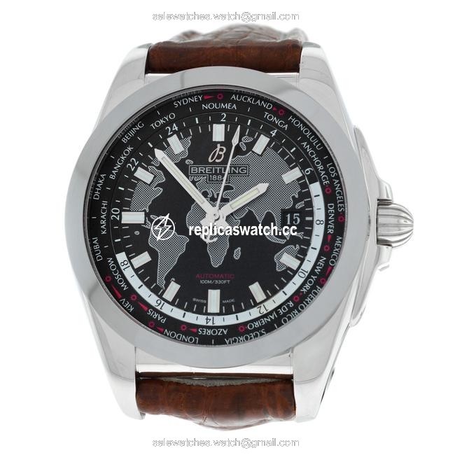 Breitling Silver New Mens Galactic Unitime Wb3510u4/Bd94 Watch Breitling Silver New Mens Galactic Unitime Wb3510u4/Bd94 Watch
