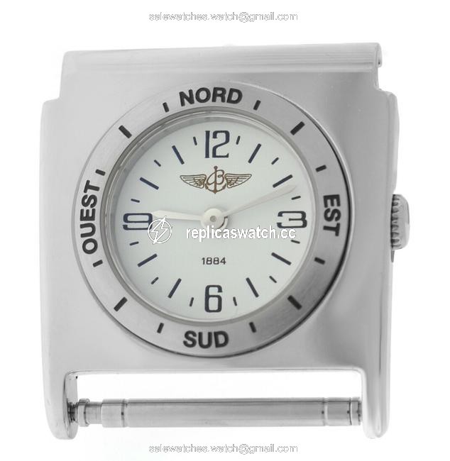 Breitling Silver New Utc Module A61172 Steel Quartz 20mm At Lugs Watch Breitling Silver New Utc Module A61172 Steel Quartz 20mm At Lugs Watch