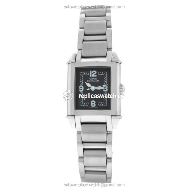 Girard-Perregaux Silver New Ladies Vintage Steel Ref. 2591 Quartz 23mm Watch Girard-Perregaux Silver New Ladies Vintage Steel Ref. 2591 Quartz 23mm Watch