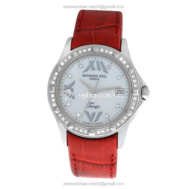 Raymond Weil Silver Tango New Ladies 5590 Steel Diamond Mop 38mm Quartz Watch Raymond Weil Silver Tango New Ladies 5590 Steel Diamond Mop 38mm Quartz Watch