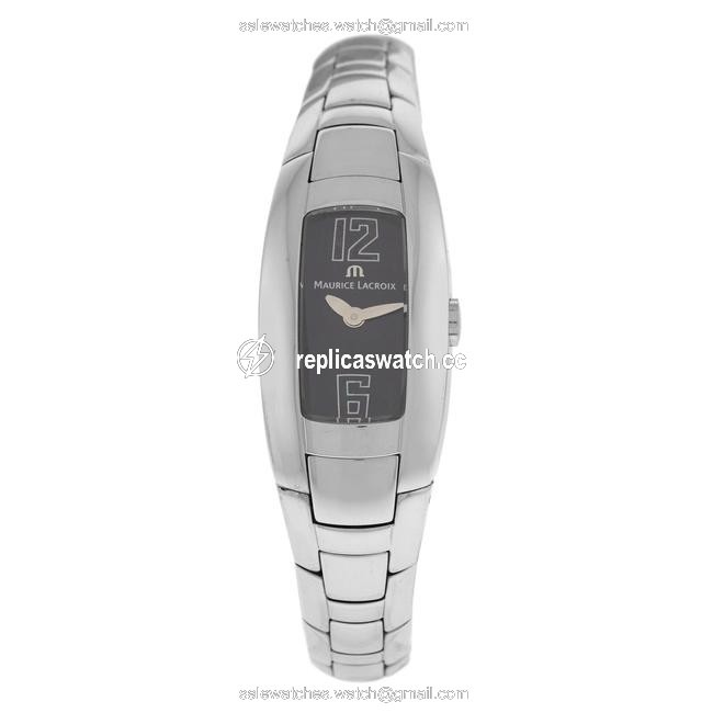 Maurice Lacroix Silver New Lady Intuition In3012-ss002-320 Steel Quartz Watch Maurice Lacroix Silver New Lady Intuition In3012-ss002-320 Steel Quartz Watch