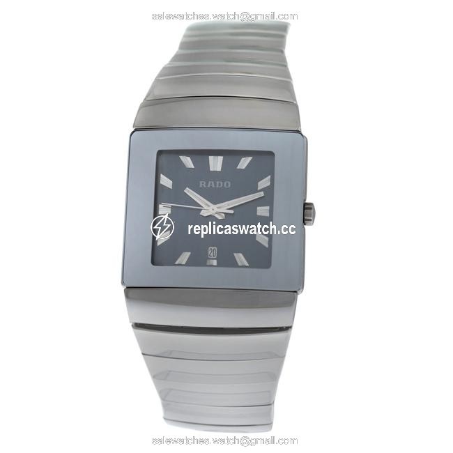 Rado Silver Blue New Unisex Sintra R13432212 Ceramic 31mm Date Quartz Watch Rado Silver Blue New Unisex Sintra R13432212 Ceramic 31mm Date Quartz Watch