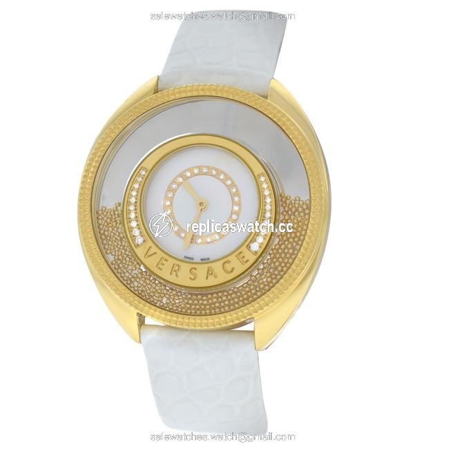 Versace Gold New Destiny Spirit 86q71sd498 S001 Floating Spheres 38mm Watch Versace Gold New Destiny Spirit 86q71sd498 S001 Floating Spheres 38mm Watch