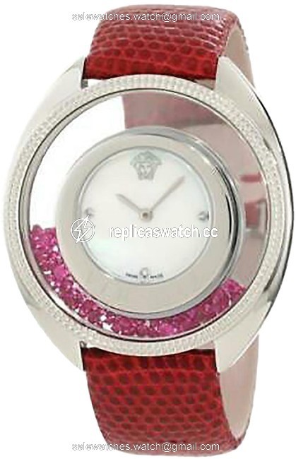 Versace Silver New Destiny Spirit 86q971md497 S800 Floating Crystals 38mm Watch Versace Silver New Destiny Spirit 86q971md497 S800 Floating Crystals 38mm Watch