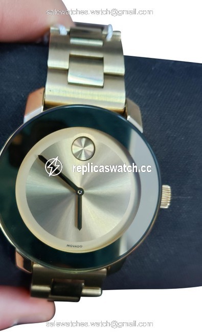 Movado Gold New with Tags Champagne Dial Yellow Ladies Stai Watch Movado Gold New with Tags Champagne Dial Yellow Ladies Stai Watch