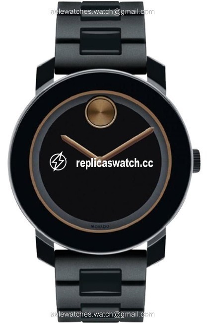 Movado Black Bold 42mm Dial Polyurethane Watch Movado Black Bold 42mm Dial Polyurethane Watch