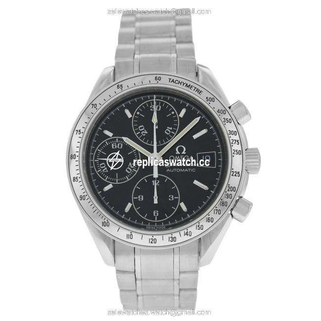 Omega Silver Speedmaster 3513.50 39mm Mens Steel Chronograph Watch Omega Silver Speedmaster 3513.50 39mm Mens Steel Chronograph Watch