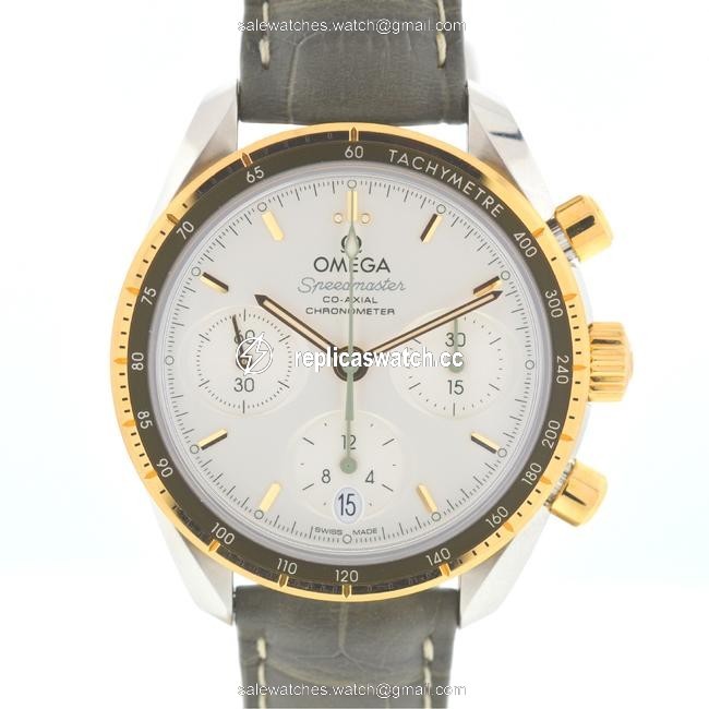 Omega Silver Speedmaster Co-axial Chronograph 38mm Ladies Watch Omega Silver Speedmaster Co-axial Chronograph 38mm Ladies Watch