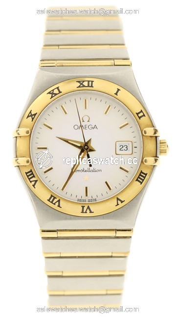 Omega Silver Two-tone Constellation Watch Omega Silver Two-tone Constellation Watch