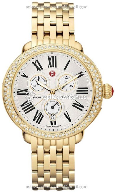 Michele Gold New Serein Diamond Ladies Mww21a000011 Watch Michele Gold New Serein Diamond Ladies Mww21a000011 Watch