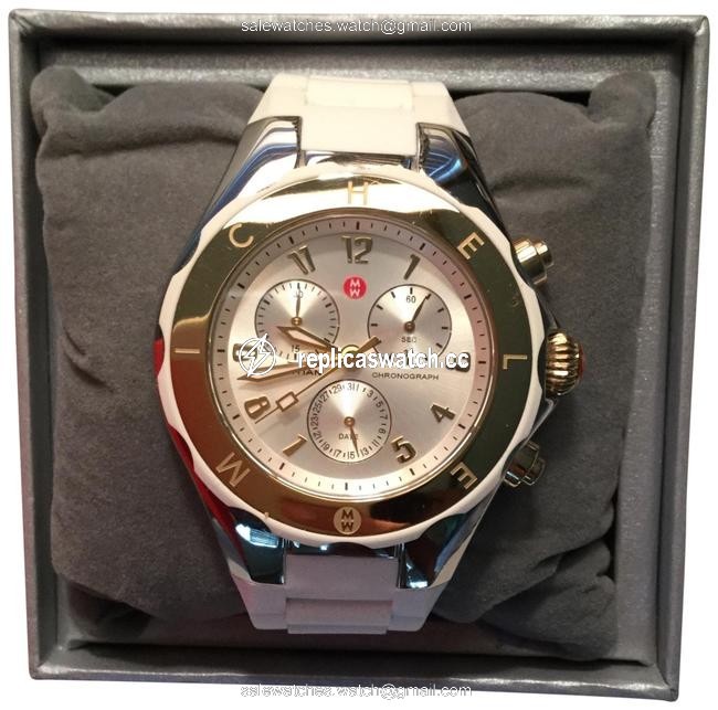 Michele White Jelly Tahitian Bean Watch Michele White Jelly Tahitian Bean Watch