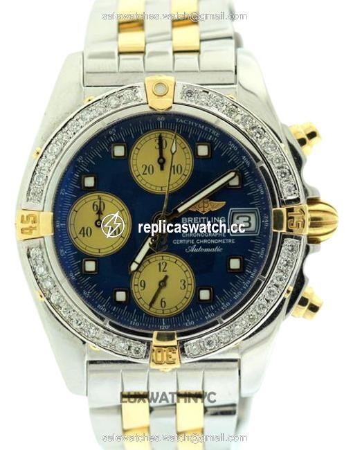 Breitling Chronographe 1.5ct Diamonds B13358 Watch Breitling Chronographe 1.5ct Diamonds B13358 Watch