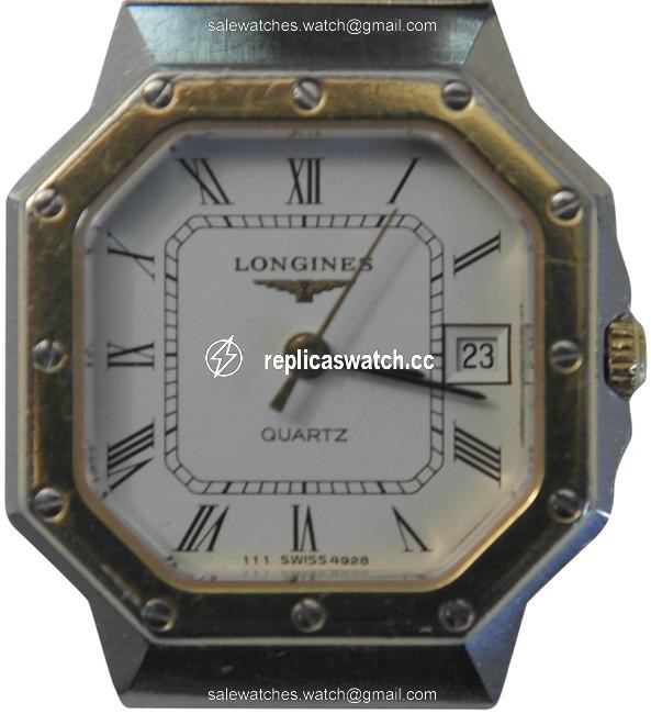Longines Two Tone Vintage Octagonal Ss Ladies Wristwatch Watch Longines Two Tone Vintage Octagonal Ss Ladies Wristwatch Watch