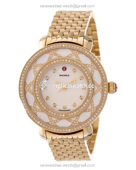 Michele Womens Cloette Diamond Mww20e000022 Watch Michele Womens Cloette Diamond Mww20e000022 Watch