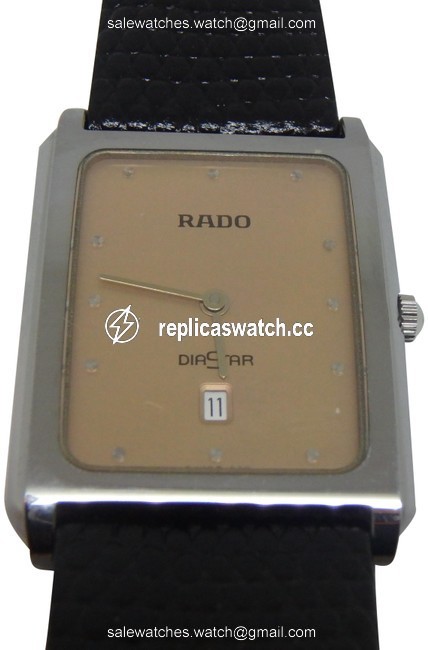 Rado Tungsten/Steel and Salmon " Diastar " Quartz Uni-sex Watch Rado Tungsten/Steel and Salmon " Diastar " Quartz Uni-sex Watch