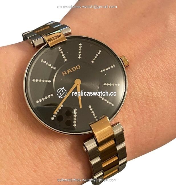 Rado Gold/Silver Two Tone R22850713 Womens Watch Rado Gold/Silver Two Tone R22850713 Womens Watch