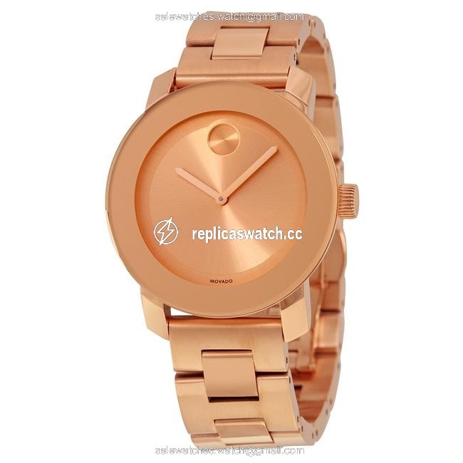 Movado Rose Gold Stainless Bracelet Womens Quartz 3600342 Watch Movado Rose Gold Stainless Bracelet Womens Quartz 3600342 Watch