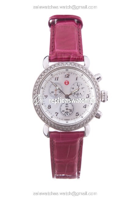 Michele Silver Stainless Steel Serein Watch Michele Silver Stainless Steel Serein Watch