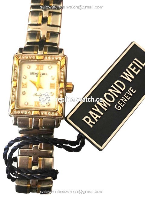 Raymond Weil Gold/Silver Parsifal Pearl Diamond 18k/Ss Ladys 9630 Watch Raymond Weil Gold/Silver Parsifal Pearl Diamond 18k/Ss Ladys 9630 Watch