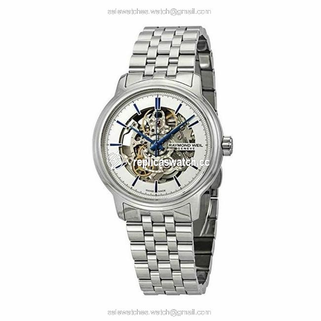 Raymond Weil Silver 2215-st-65001 Mens Maestro Watch Raymond Weil Silver 2215-st-65001 Mens Maestro Watch