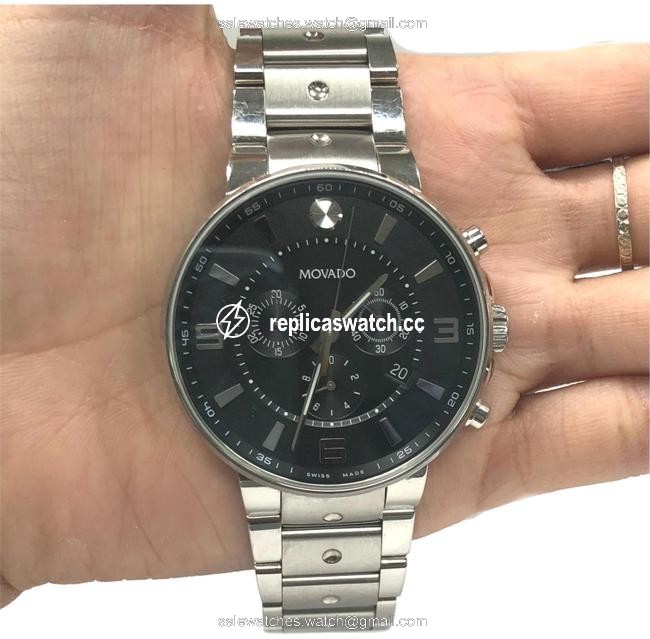 Movado Stainless Steel Mens Swiss Chronograph S.e. Pilot Watch Movado Stainless Steel Mens Swiss Chronograph S.e. Pilot Watch