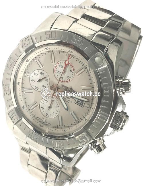 Breitling Stainless Steel Super Avenger Ii Chronograph Men A13371 Watch Breitling Stainless Steel Super Avenger Ii Chronograph Men A13371 Watch