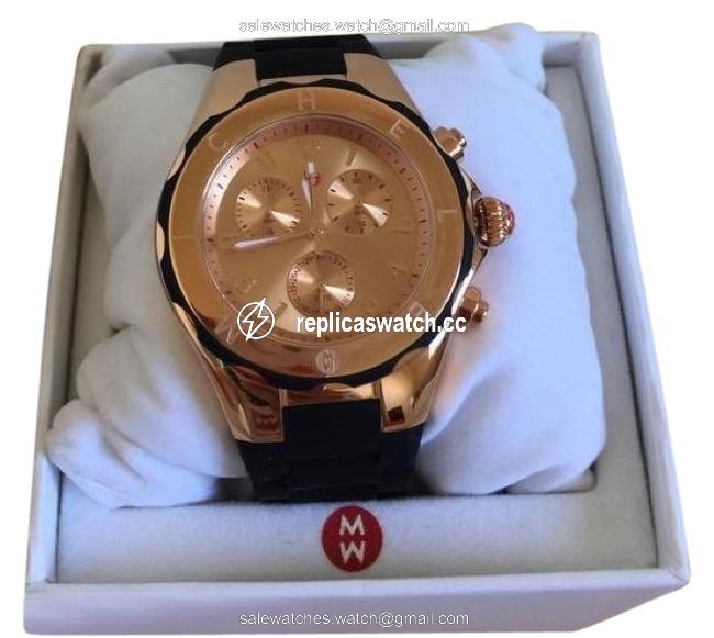 Michele Multicolor Jelly Rare Black/Rose-gold Bean Mww12f000035 Watch Michele Multicolor Jelly Rare Black/Rose-gold Bean Mww12f000035 Watch