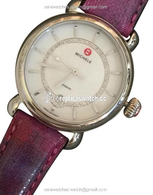 Michele Silver Csx Elegance Womens Mother Of Pearl Diamond Head Mw03t00a0963 Watch Michele Silver Csx Elegance Womens Mother Of Pearl Diamond Head Mw03t00a0963 Watch