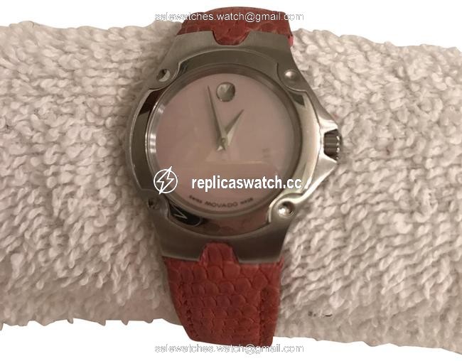 Movado Silver Pink Sports Edition Ladies Watch Movado Silver Pink Sports Edition Ladies Watch