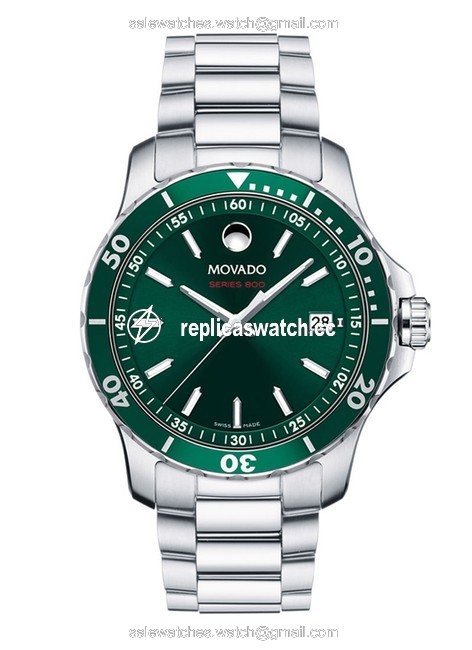 Movado Green New Series 800 Dial Stainless Steel Mens 2600136 Watch Movado Green New Series 800 Dial Stainless Steel Mens 2600136 Watch