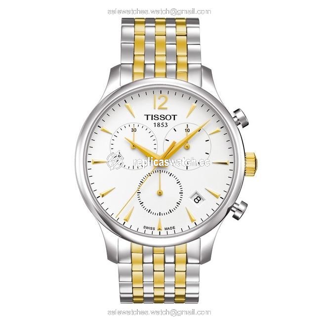 Tissot Two Tone T-classic Stainless Tradition Mens T0636172203700 Watch Tissot Two Tone T-classic Stainless Tradition Mens T0636172203700 Watch