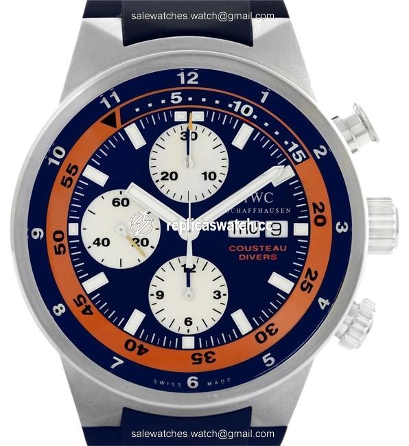 IWC Blue Aquatimer Cousteau Divers Limited Edition Iw378101 Watch IWC Blue Aquatimer Cousteau Divers Limited Edition Iw378101 Watch