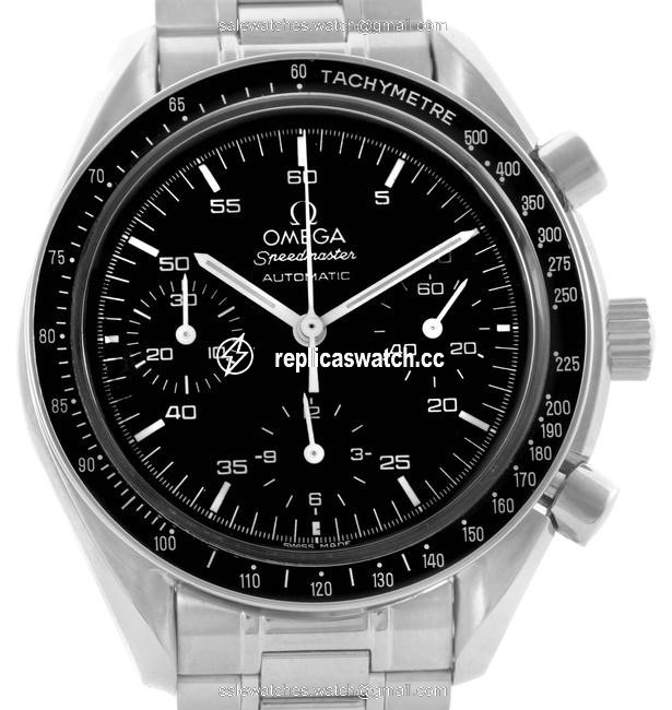 Omega Black Speedmaster Reduced Dial Mens 3510.50.00 Watch Omega Black Speedmaster Reduced Dial Mens 3510.50.00 Watch