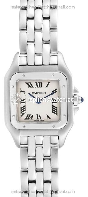 Cartier Silver Panthere Small Stainless Steel Ladies W25033p5 Watch Cartier Silver Panthere Small Stainless Steel Ladies W25033p5 Watch