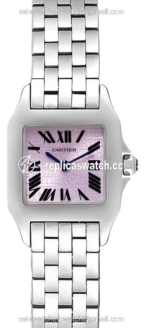 Cartier Purple Santos Demoiselle Dial Small Ladies W2510002 Watch Cartier Purple Santos Demoiselle Dial Small Ladies W2510002 Watch