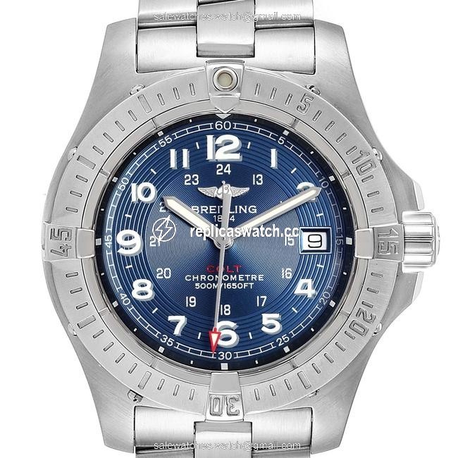 Breitling Concentric Blue Colt Quartz Dial Stainless Steel Mens A74380 Watch Breitling Concentric Blue Colt Quartz Dial Stainless Steel Mens A74380 Watch