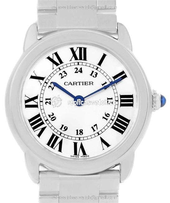 Cartier Silver Ronde Solo Stainless Steel Quartz Ladies W6701004 Watch Cartier Silver Ronde Solo Stainless Steel Quartz Ladies W6701004 Watch