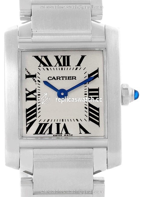 Cartier Silver Tank Francaise Small Steel Ladies W51008q3 Watch Cartier Silver Tank Francaise Small Steel Ladies W51008q3 Watch