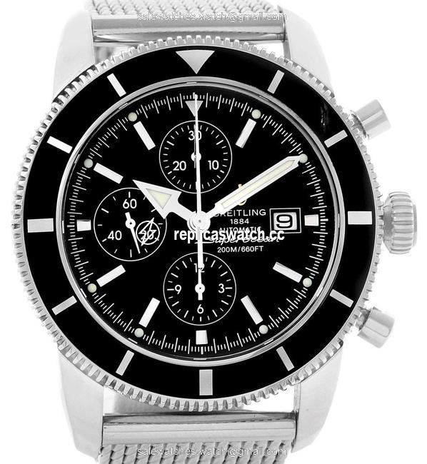 Breitling Black Box Superocean Heritage Chrono 46 Mens A13320 Papers Watch Breitling Black Box Superocean Heritage Chrono 46 Mens A13320 Papers Watch