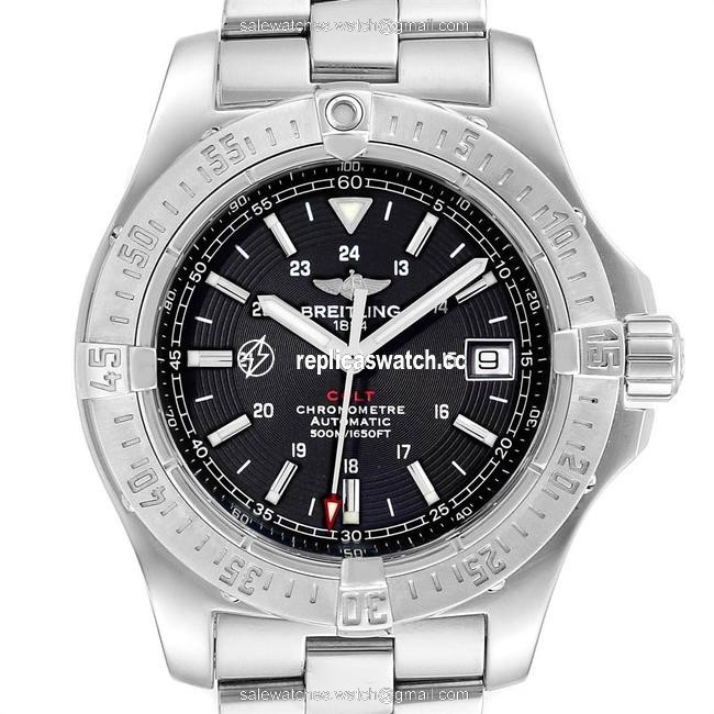 Breitling Black Colt 41mm Dial Steel Mens A17380 Watch Breitling Black Colt 41mm Dial Steel Mens A17380 Watch