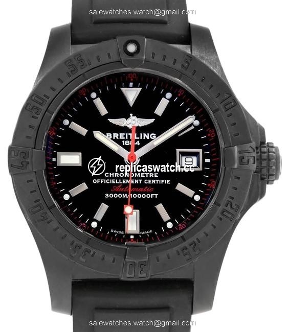 Breitling Black Box Avenger Seawolf Code Red Blacksteel Limited M17330 Watch Breitling Black Box Avenger Seawolf Code Red Blacksteel Limited M17330 Watch