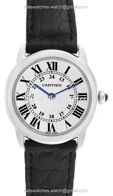 Cartier Silver Ronde Solo Dial Quarts Steel Ladies W6700155 Watch Cartier Silver Ronde Solo Dial Quarts Steel Ladies W6700155 Watch