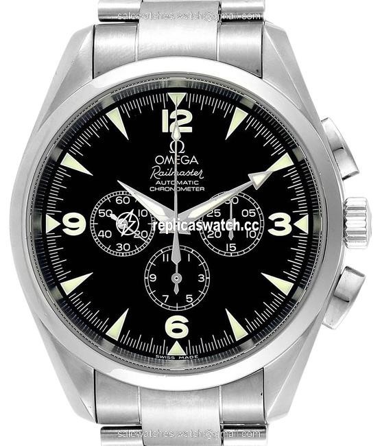 Omega Black Aqua Terra Railmaster Chronograph Mens 2512.52.00 Card Watch Omega Black Aqua Terra Railmaster Chronograph Mens 2512.52.00 Card Watch