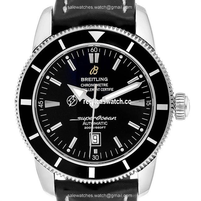 Breitling Black Superocean Heritage 46 Dial Steel Mens A17320 Watch Breitling Black Superocean Heritage 46 Dial Steel Mens A17320 Watch