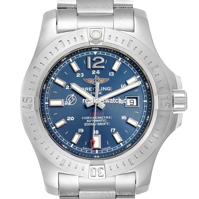 Breitling Blue Box Colt Dial Steel Mens A17388 Card Watch Breitling Blue Box Colt Dial Steel Mens A17388 Card Watch